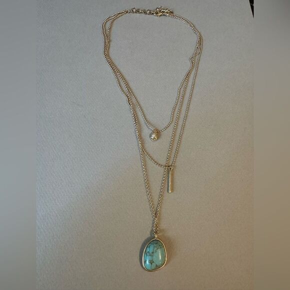 boho Layered Necklace Set A1503 - Picture 3 of 4